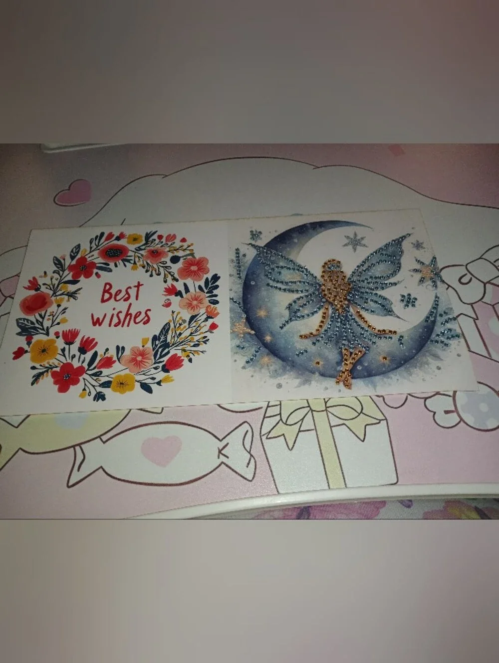 Fairy Moon Card - Handmade